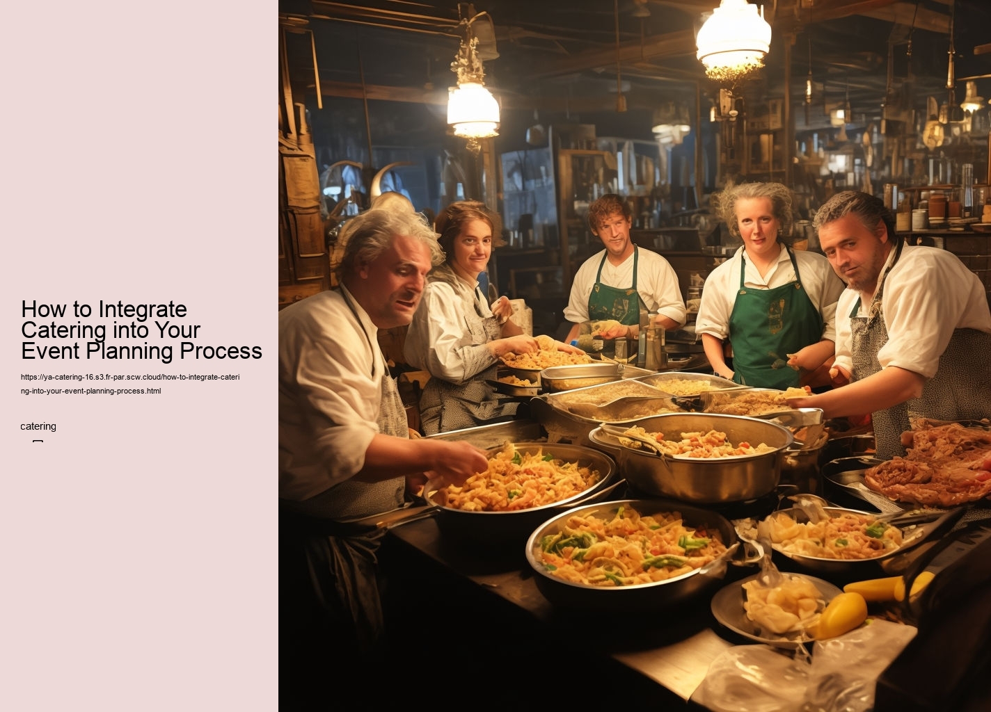 How to Integrate Catering into Your Event Planning Process